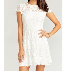 NWT Show Me Your Mumu White Lace Dress